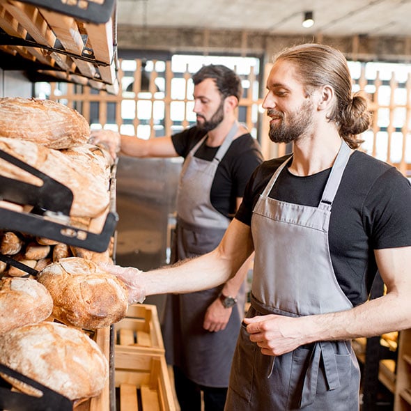 Small business bake shop uses CCCU business checking account.