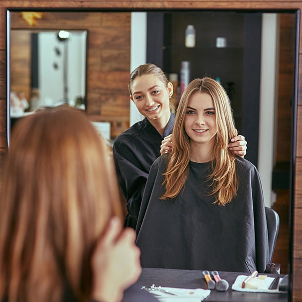 Hairdresser small business uses Consolidated Community Credit Union checking account.