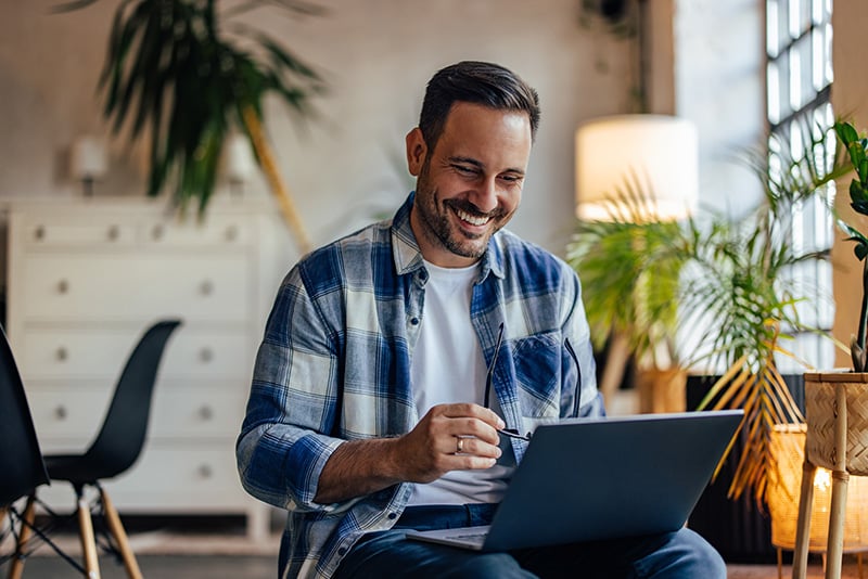 Man on Laptop