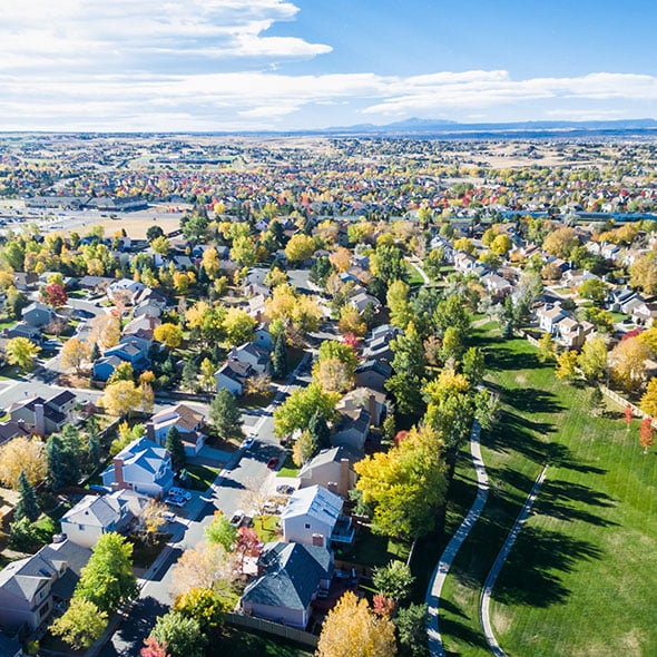 Cute neighborhood with first home for a first-time homebuyer in Portland Oregon 