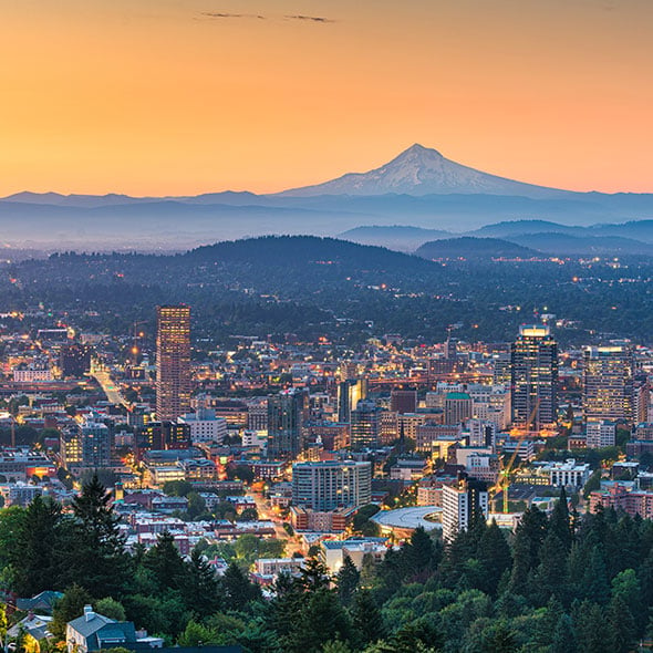 Portland Oregon counties where people are eligible to become members.