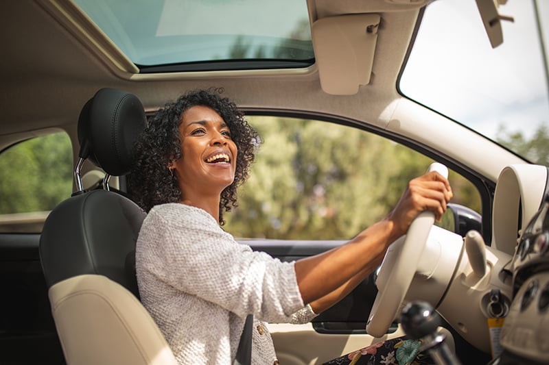 Women in car